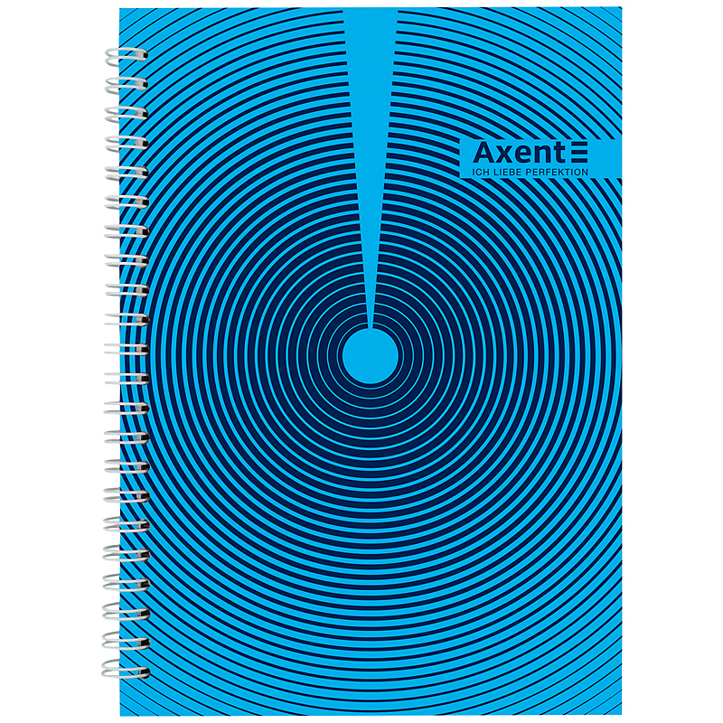 Блокнот на спiралi Axent 8032-32-A, A5, 96 аркушів, клітинка, тверда обкладинка